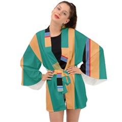 Graphic Arts  Long Sleeve Kimono by grafikamaria