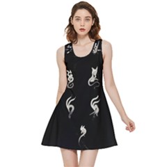 Katzen Cats Inside Out Reversible Sleeveless Dress by WetdryvacsLair