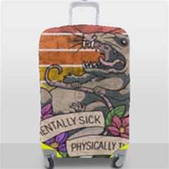 Possum - Mentally Sick Physically Thick Luggage Cover (large) by Valentinaart