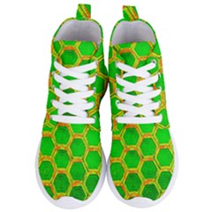 Hexagon Windows Women s Lightweight High Top Sneakers by essentialimage