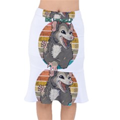 Possum - Be Urself Short Mermaid Skirt by Valentinaart