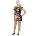 Buddy Christ Short Sleeve Asymmetric Mini Dress View2