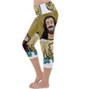 Buddy Christ Lightweight Velour Capri Yoga Leggings View2