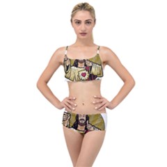 Buddy Christ Layered Top Bikini Set by Valentinaart