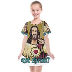 Buddy Christ Kids  Smock Dress by Valentinaart