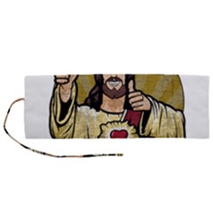 Buddy Christ Roll Up Canvas Pencil Holder (m) by Valentinaart