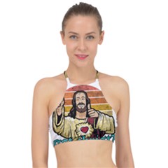 Got Christ? Racer Front Bikini Top by Valentinaart