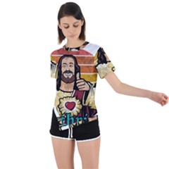 Got Christ? Asymmetrical Short Sleeve Sports Tee by Valentinaart