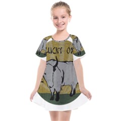 Chinese New Year ¨c Year Of The Ox Kids  Smock Dress by Valentinaart