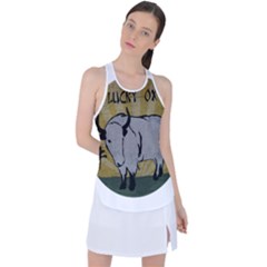 Chinese New Year ¨c Year Of The Ox Racer Back Mesh Tank Top by Valentinaart