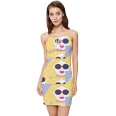 Fashion Faces Summer Tie Front Dress by Sparkle