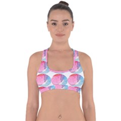 Colorful Cross Back Hipster Bikini Top  by Sparkle