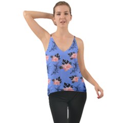 Flowers Pattern Chiffon Cami by Sparkle