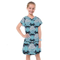 Digital Waves Kids  Drop Waist Dress by Sparkle