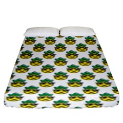 Holiday Pineapple Fitted Sheet (king Size) by Sparkle