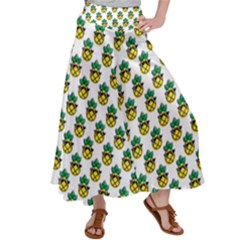 Holiday Pineapple Satin Palazzo Pants by Sparkle