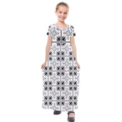 Greece Kids  Short Sleeve Maxi Dress by Sobalvarro