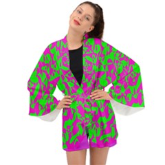 Graphic Arts Long Sleeve Kimono by grafikamaria