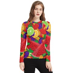 Fruit Life 2  Women s Long Sleeve Rash Guard by Valentinaart