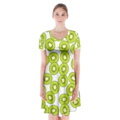 Fruit Life 4 Short Sleeve V-neck Flare Dress by Valentinaart