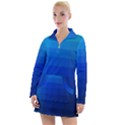 Zappwaits Water Women s Long Sleeve Casual Dress View1