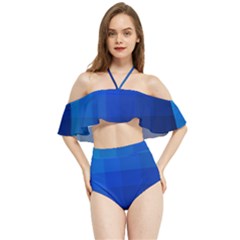 Zappwaits Water Halter Flowy Bikini Set  by zappwaits