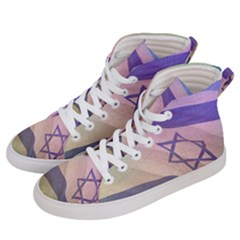 Israel Men s Hi-top Skate Sneakers by AwesomeFlags