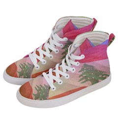 Lebanon Men s Hi-top Skate Sneakers by AwesomeFlags