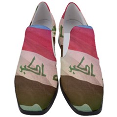 Iraq Women Slip On Heel Loafers by AwesomeFlags