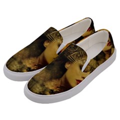 Surreal Steampunk Queen From Fonebook Men s Canvas Slip Ons by 2853937