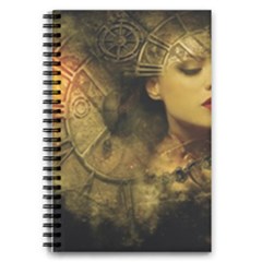 Surreal Steampunk Queen From Fonebook 5 5  X 8 5  Notebook by 2853937