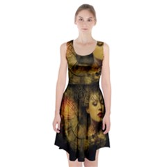 Surreal Steampunk Queen From Fonebook Racerback Midi Dress by 2853937