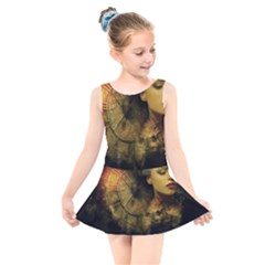 Surreal Steampunk Queen From Fonebook Kids  Skater Dress Swimsuit by 2853937