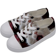 Wow Kitty Cat From Fonebook Kids  Low Top Canvas Sneakers by 2853937