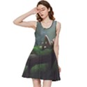 Wooden Child Resting On A Tree From Fonebook Inside Out Racerback Dress View1