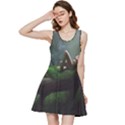 Wooden Child Resting On A Tree From Fonebook Inside Out Racerback Dress View3