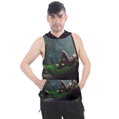 Wooden Child Resting On A Tree From Fonebook Men s Sleeveless Hoodie by 2853937