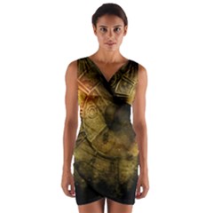 Surreal Steampunk Queen From Fonebook Wrap Front Bodycon Dress by 2853937