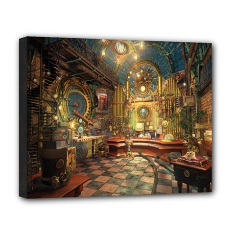 Surreal Steampunk Music Room From Fonebook Deluxe Canvas 20  X 16  (stretched) by 2853937