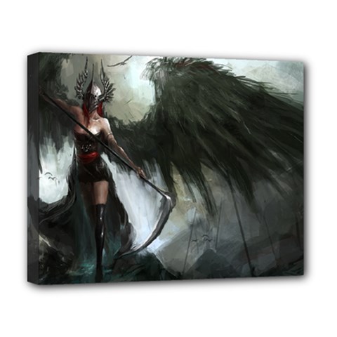 Angell Of The Scythe Deluxe Canvas 20  X 16  (stretched) by 2853937