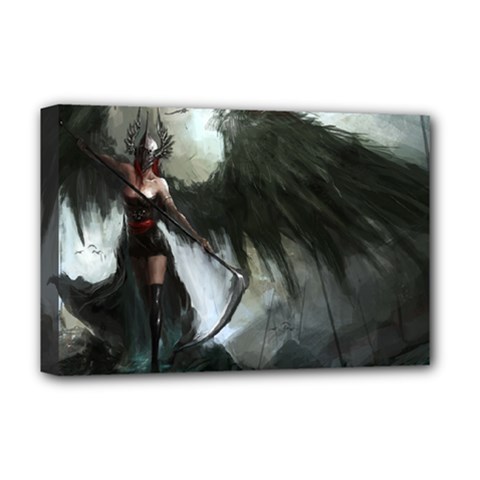 Angell Of The Scythe Deluxe Canvas 18  X 12  (stretched) by 2853937