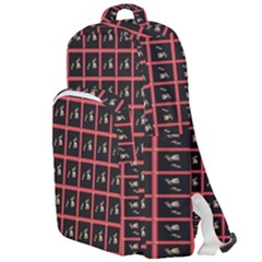 Grill Blocks Double Compartment Backpack by Sparkle