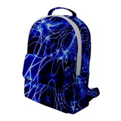 Lines Flash Light Mystical Fantasy Flap Pocket Backpack (large) by Dutashop