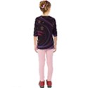 Background Abstract Star Kids  Quarter Sleeve Raglan Tee View2