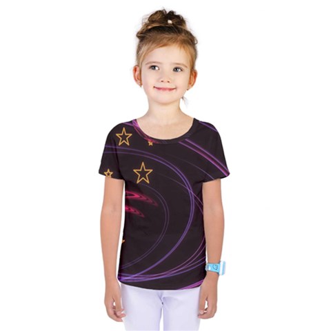 Background Abstract Star Kids  One Piece Tee by Dutashop