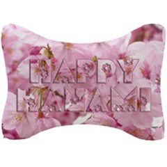 Cherry Blossom Photography Happy Hanami Sakura Matsuri Seat Head Rest Cushion by yoursparklingshop