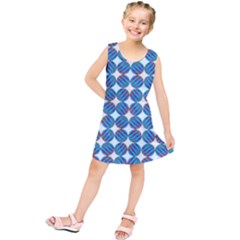 Geometric Dots Pattern Kids  Tunic Dress by Dutashop