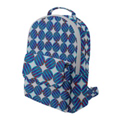 Geometric Dots Pattern Flap Pocket Backpack (large) by Dutashop