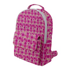 Heart Pink Flap Pocket Backpack (large) by Dutashop