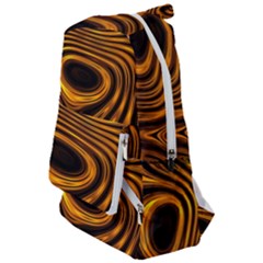 Wave Abstract Lines Travelers  Backpack by Dutashop